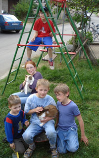 Spielplatz neben dem Freisitz