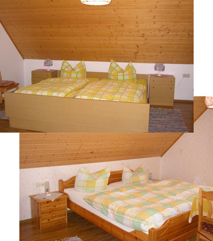 Elternschlafzimmer und Kinderschlafzimmer