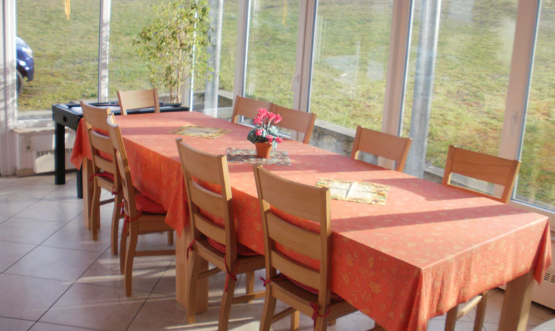 Der Aufenthaltsraum im Ferienhaus